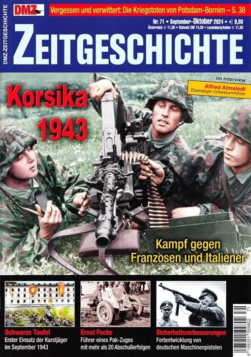 DMZ Zeitgeschichte Nr. 71 - Korsika 1943 - Kampf gegen Franzosen und Italiener