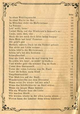 Liederbuch für Front und Heimat - Deutsche Wacht in Ost und West Heft 1 - Textbuch mit Singstimme